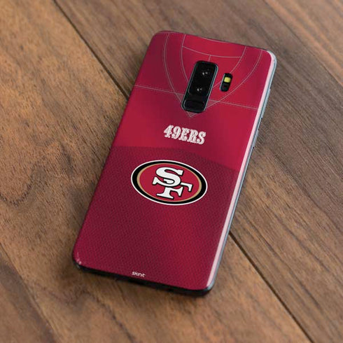 NFL San Francisco 49ers Team Jersey Galaxy S9 Plus Skin