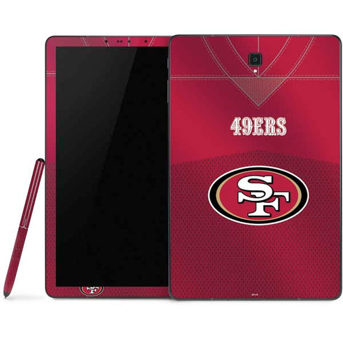 NFL San Francisco 49ers Team Jersey Samsung Galaxy Tab Skin