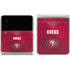 NFL San Francisco 49ers Team Jersey Galaxy Z Flip3 5G Skin