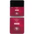NFL San Francisco 49ers Team Jersey Galaxy Z Flip3 5G Skin