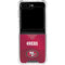 NFL San Francisco 49ers Team Jersey Galaxy Z Flip5 5G Clear Case
