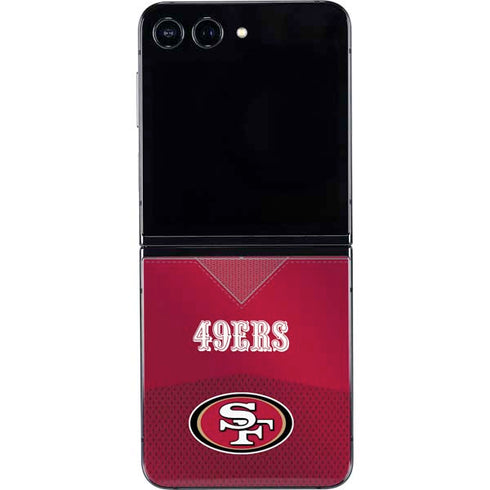 NFL San Francisco 49ers Team Jersey Galaxy Z Flip5 5G Skin