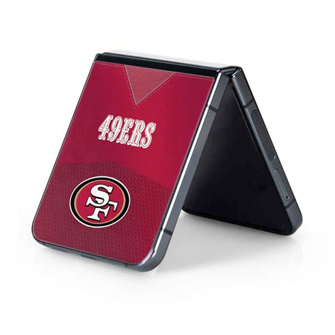 NFL San Francisco 49ers Team Jersey Galaxy Z Flip5 5G Skin