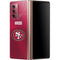 NFL San Francisco 49ers Team Jersey Galaxy Z Fold2 5G Skin