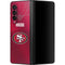 NFL San Francisco 49ers Team Jersey Galaxy Z Fold3 5G Skin