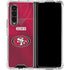 NFL San Francisco 49ers Team Jersey Galaxy Z Fold4 5G Clear Case