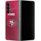 NFL San Francisco 49ers Team Jersey Galaxy Z Fold4 5G Skin