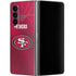 NFL San Francisco 49ers Team Jersey Galaxy Z Fold4 5G Skin