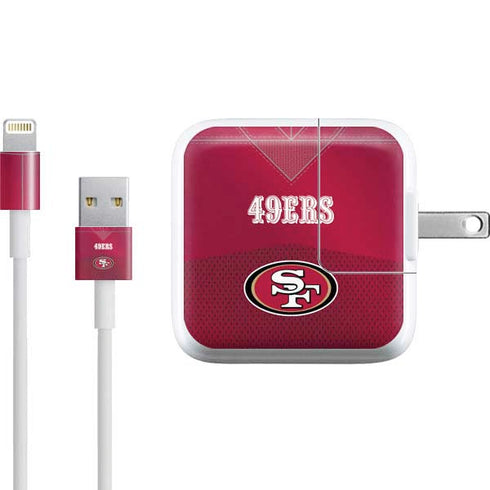 NFL San Francisco 49ers Team Jersey iPad Charger (10W USB) Skin