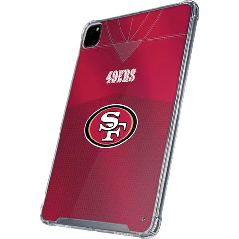 NFL San Francisco 49ers Team Jersey iPad Pro 12.9in (2020) Clear Case