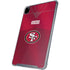 NFL San Francisco 49ers Team Jersey iPad Pro 12.9in (2020) Clear Case
