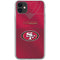 NFL San Francisco 49ers Team Jersey iPhone 11 Clear Case