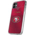 NFL San Francisco 49ers Team Jersey iPhone 11 Clear Case