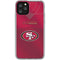 NFL San Francisco 49ers Team Jersey iPhone 11 Pro Clear Case