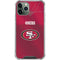 NFL San Francisco 49ers Team Jersey iPhone 11 Pro Max Clear Case