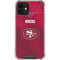 NFL San Francisco 49ers Team Jersey iPhone 12 Clear Case