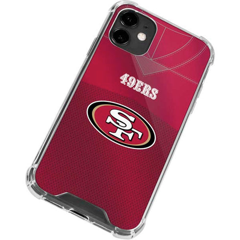 NFL San Francisco 49ers Team Jersey iPhone 12 Clear Case