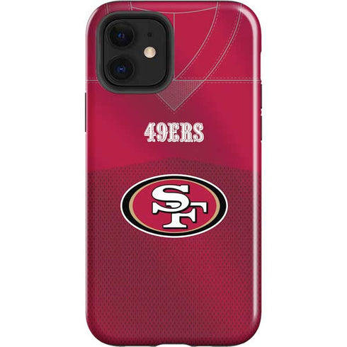 NFL San Francisco 49ers Team Jersey iPhone 12 Impact Case