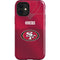 NFL San Francisco 49ers Team Jersey iPhone 12 Mini Impact Case