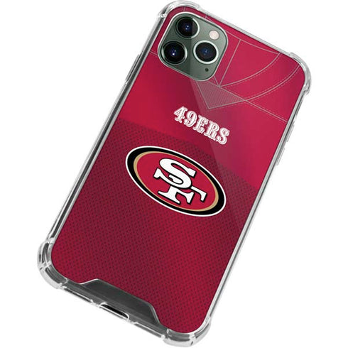 NFL San Francisco 49ers Team Jersey iPhone 12 Pro Clear Case