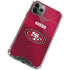 NFL San Francisco 49ers Team Jersey iPhone 12 Pro Clear Case