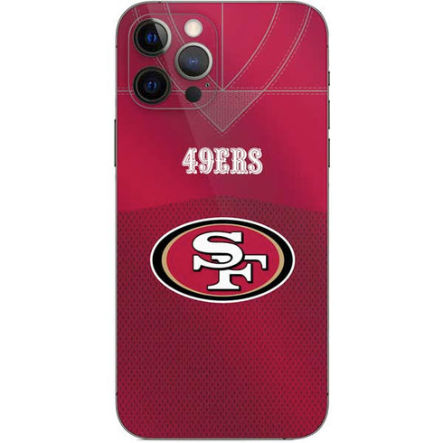NFL San Francisco 49ers Team Jersey iPhone 12 Pro Skin