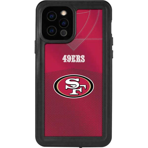 NFL San Francisco 49ers Team Jersey iPhone 12 Pro Waterproof Case