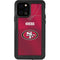 NFL San Francisco 49ers Team Jersey iPhone 12 Pro Waterproof Case