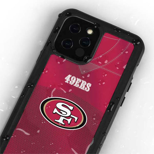 NFL San Francisco 49ers Team Jersey iPhone 12 Pro Waterproof Case
