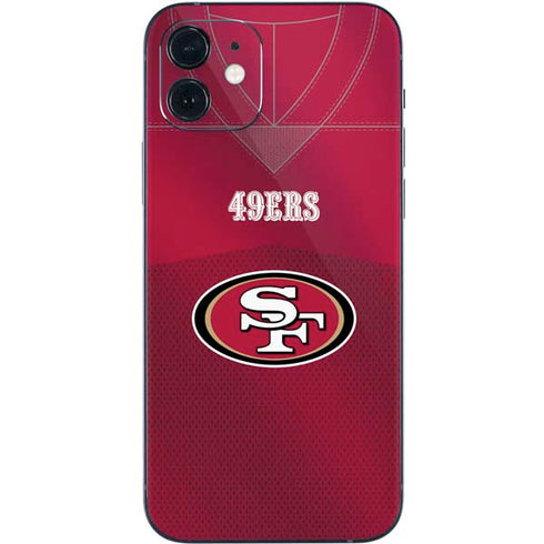 NFL San Francisco 49ers Team Jersey iPhone 12 Skin