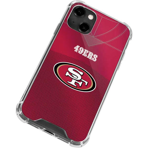 NFL San Francisco 49ers Team Jersey iPhone 13 Clear Case