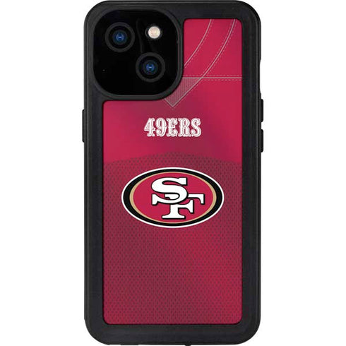 NFL San Francisco 49ers Team Jersey iPhone 13 Mini Waterproof Case