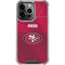 NFL San Francisco 49ers Team Jersey iPhone 13 Pro Clear Case