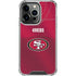 NFL San Francisco 49ers Team Jersey iPhone 13 Pro Clear Case