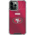 NFL San Francisco 49ers Team Jersey iPhone 13 Pro Max Clear Case
