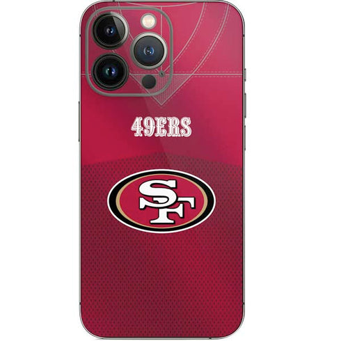 NFL San Francisco 49ers Team Jersey iPhone 13 Pro Skin