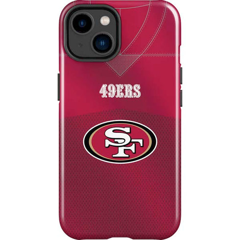 NFL San Francisco 49ers Team Jersey iPhone 15 Plus Impact Case