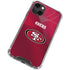 NFL San Francisco 49ers Team Jersey iPhone 15 Plus Clear Case