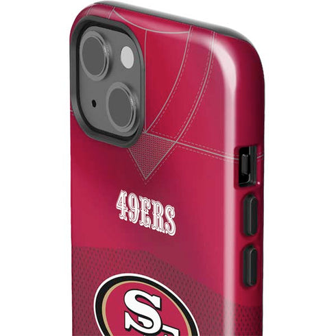 NFL San Francisco 49ers Team Jersey iPhone 15 Impact Case