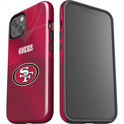NFL San Francisco 49ers Team Jersey iPhone 15 Impact Case