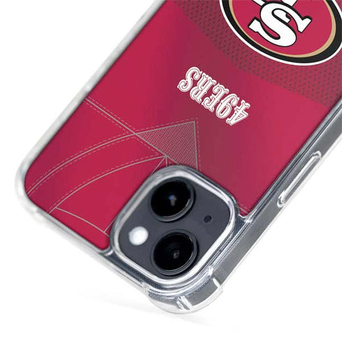 NFL San Francisco 49ers Team Jersey iPhone 15 Plus MagSafe Case