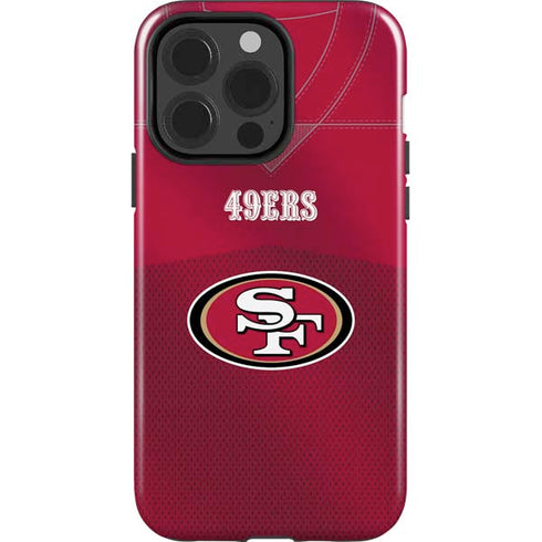 NFL San Francisco 49ers Team Jersey iPhone 15 Pro Impact Case