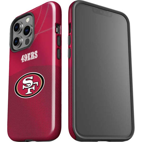 NFL San Francisco 49ers Team Jersey iPhone 14 Pro Impact Case