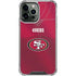 NFL San Francisco 49ers Team Jersey iPhone 14 Pro Max Clear Case