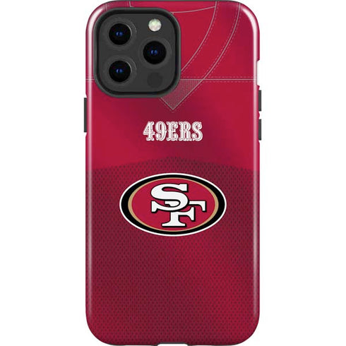 NFL San Francisco 49ers Team Jersey iPhone 15 Pro Max Impact Case