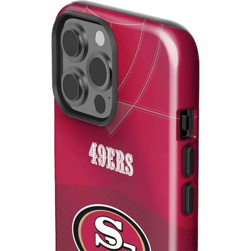NFL San Francisco 49ers Team Jersey iPhone 15 Pro Max Impact Case