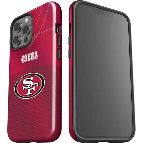 NFL San Francisco 49ers Team Jersey iPhone 15 Pro Max Impact Case