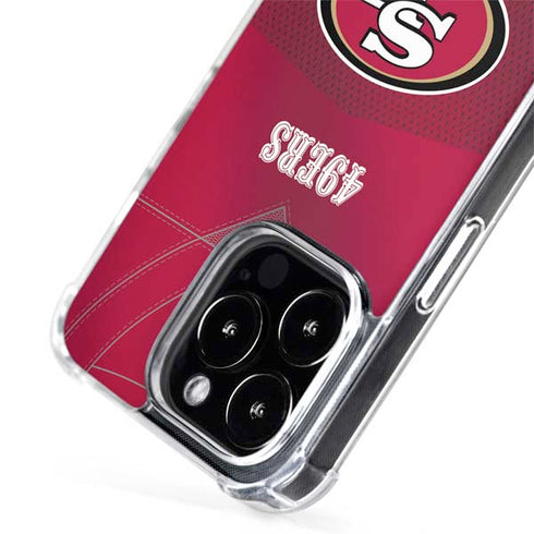 NFL San Francisco 49ers Team Jersey iPhone 15 Pro Max MagSafe Case
