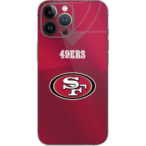 NFL San Francisco 49ers Team Jersey iPhone 14 Pro Max Skin
