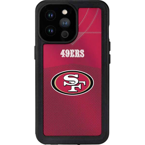 NFL San Francisco 49ers Team Jersey iPhone 14 Pro Max Waterproof Case